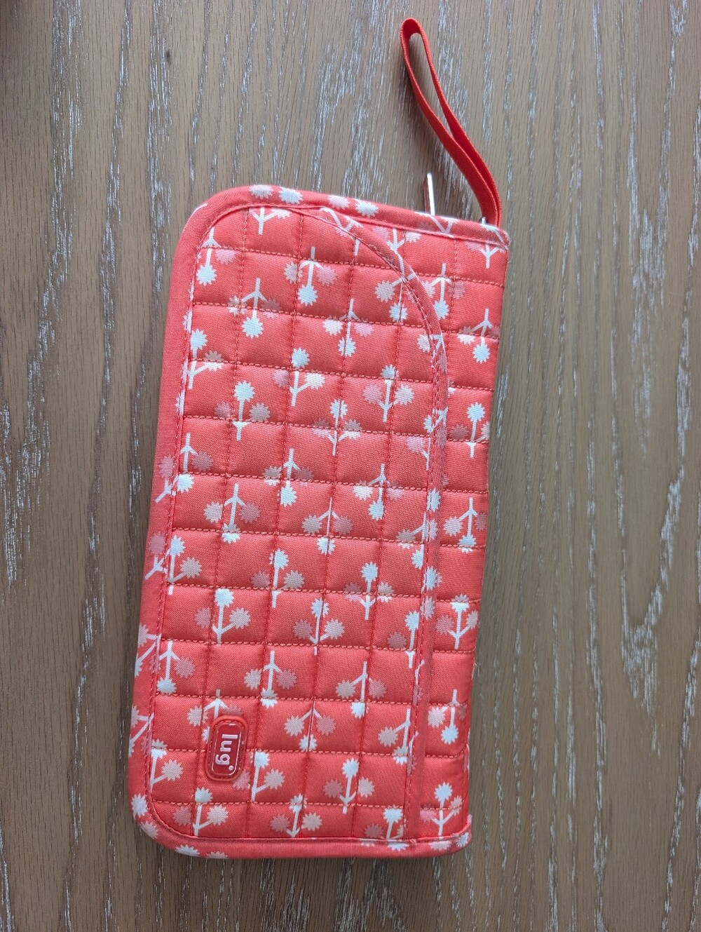 Lug Tango zip quilted RFID travel wallet